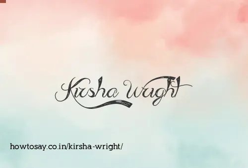 Kirsha Wright