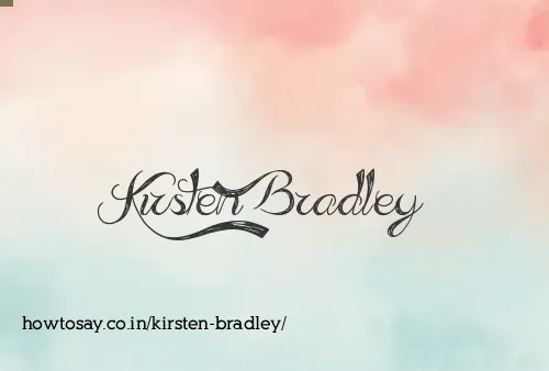 Kirsten Bradley