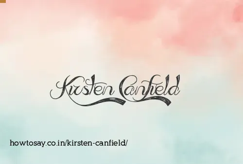 Kirsten Canfield