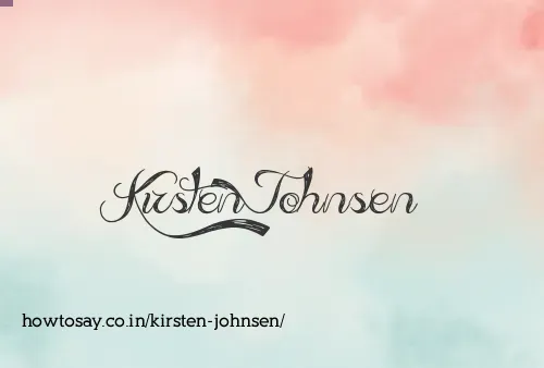 Kirsten Johnsen