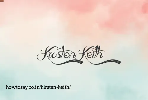 Kirsten Keith