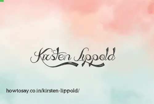 Kirsten Lippold