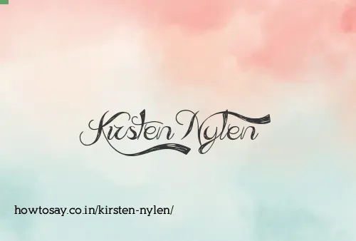 Kirsten Nylen