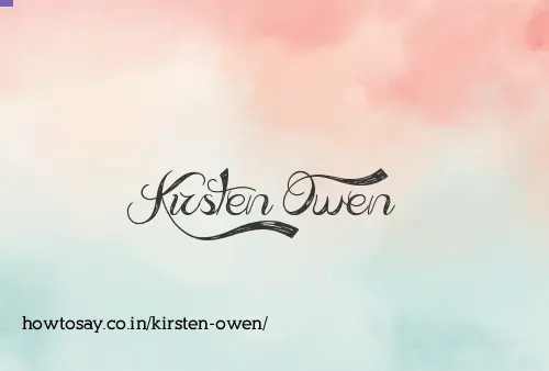 Kirsten Owen