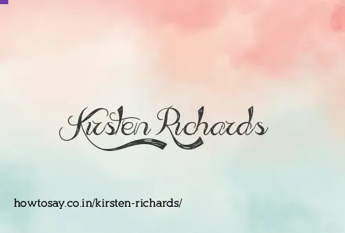 Kirsten Richards