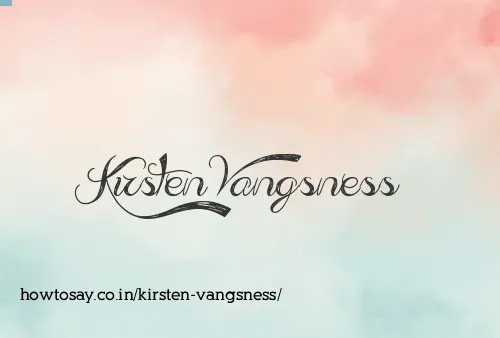 Kirsten Vangsness