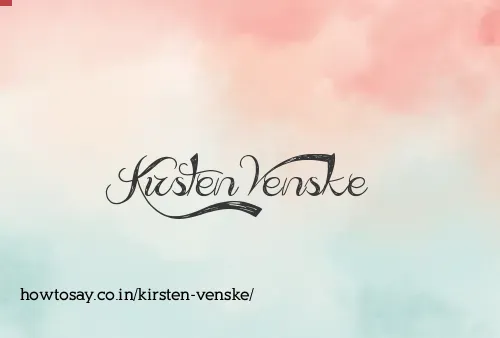 Kirsten Venske