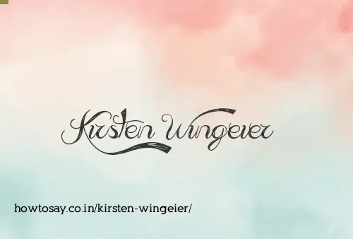 Kirsten Wingeier
