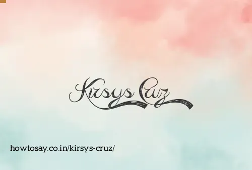 Kirsys Cruz