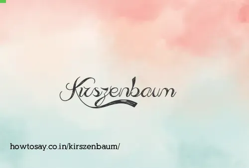 Kirszenbaum