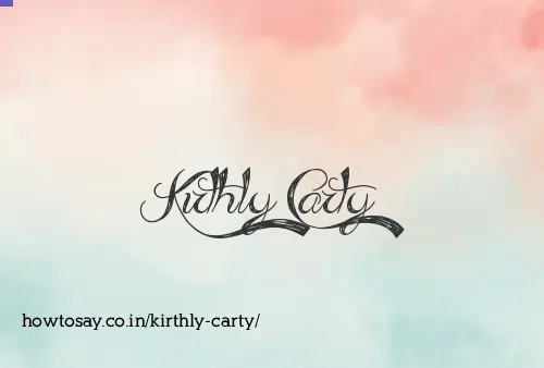 Kirthly Carty