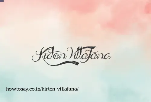 Kirton Villafana