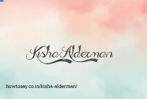 Kisha Alderman