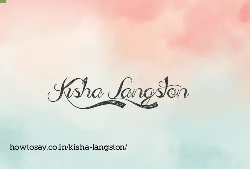 Kisha Langston