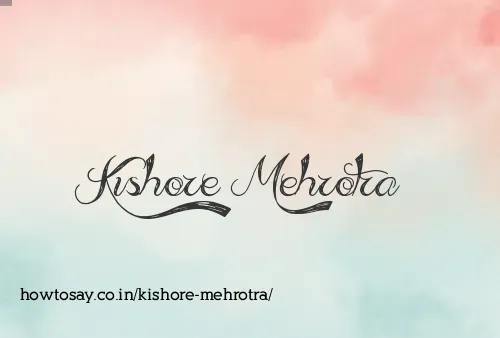 Kishore Mehrotra