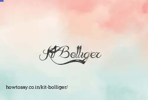 Kit Bolliger