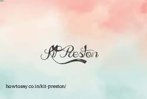 Kit Preston