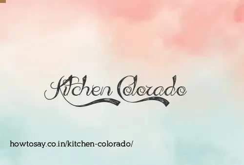 Kitchen Colorado