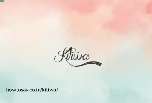 Kitiwa
