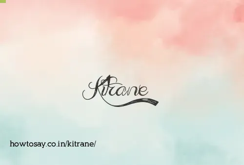 Kitrane
