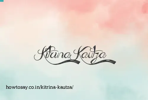 Kitrina Kautza
