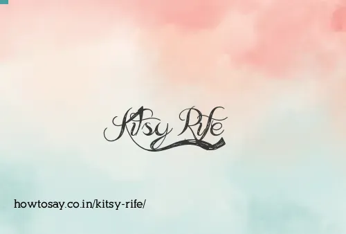 Kitsy Rife