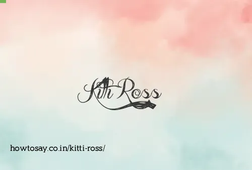 Kitti Ross