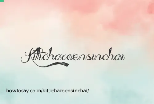 Kitticharoensinchai