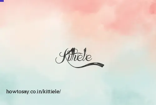 Kittiele