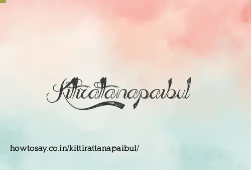 Kittirattanapaibul