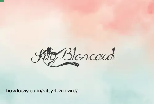 Kitty Blancard