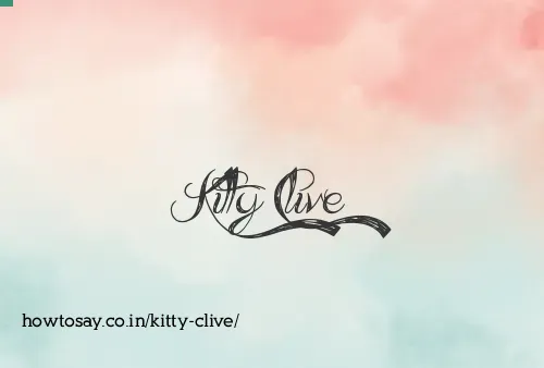 Kitty Clive