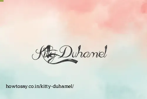 Kitty Duhamel