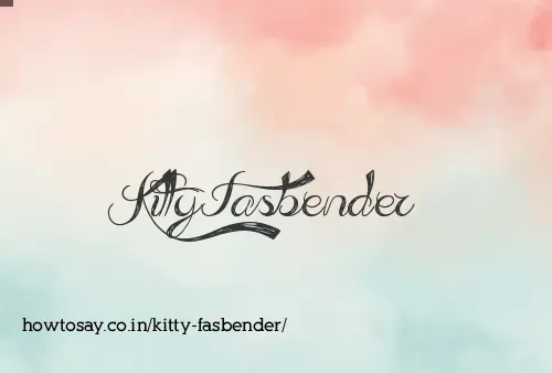 Kitty Fasbender