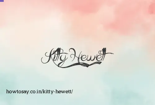Kitty Hewett