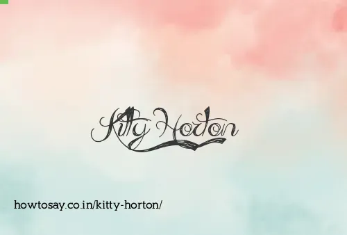 Kitty Horton