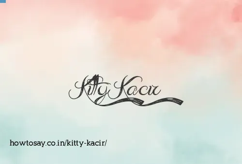 Kitty Kacir
