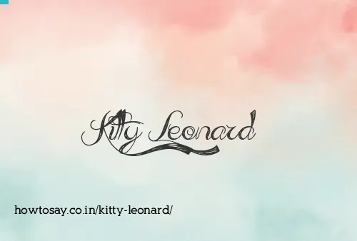 Kitty Leonard