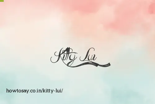 Kitty Lui