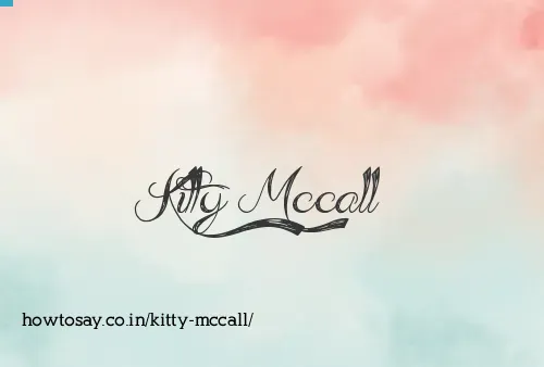 Kitty Mccall