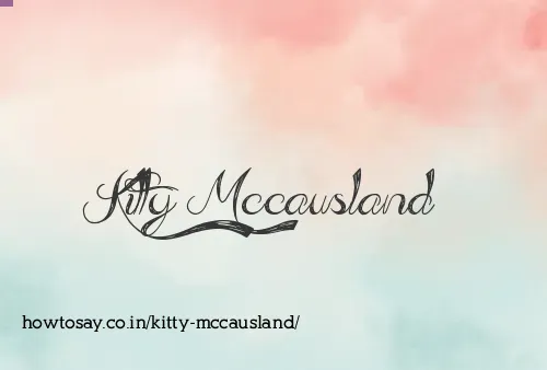 Kitty Mccausland