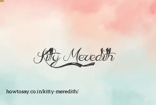Kitty Meredith