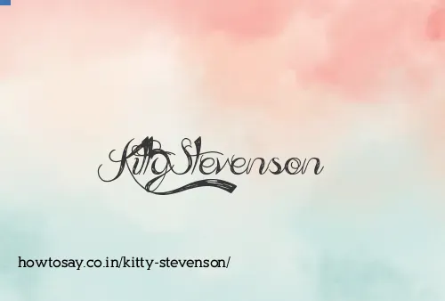 Kitty Stevenson