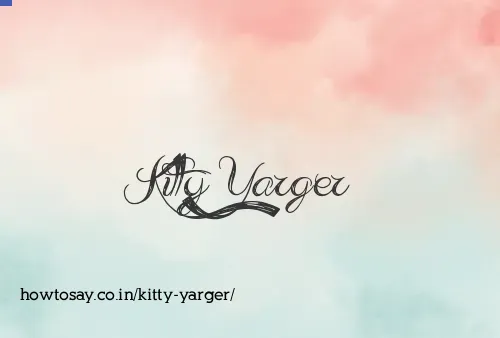 Kitty Yarger