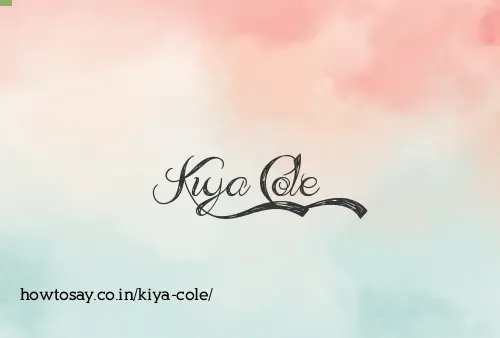 Kiya Cole