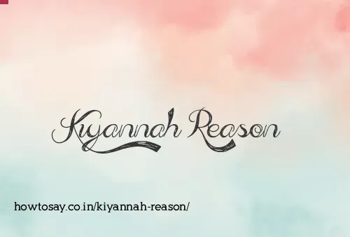 Kiyannah Reason