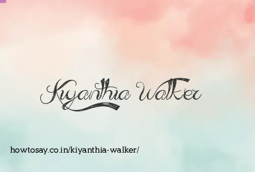 Kiyanthia Walker