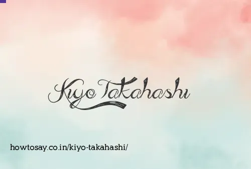 Kiyo Takahashi