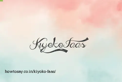 Kiyoko Faas