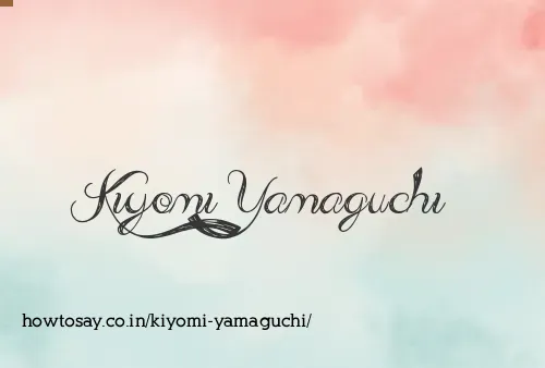 Kiyomi Yamaguchi